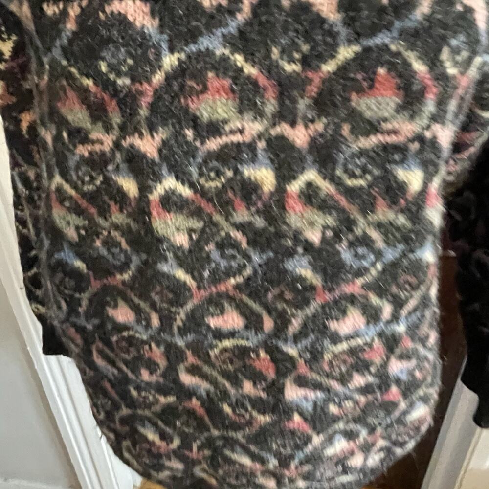 Vintage 1980s Lucy Wilmot England 100% Wool Pullover Sweater Womens Small - Picture 3 of 11